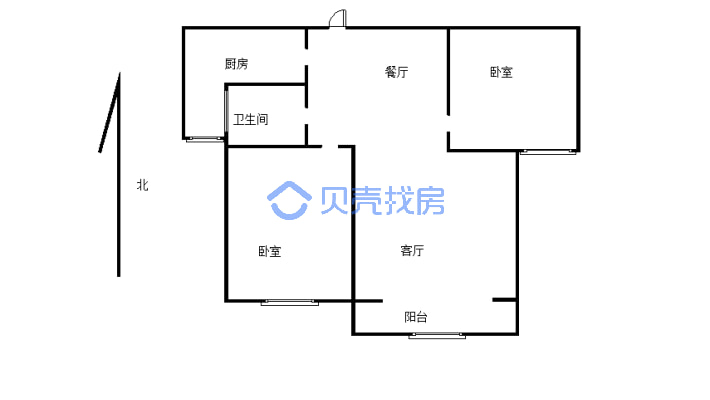 城中花园   县城中 心位置 拎包入住 价位可谈-户型图