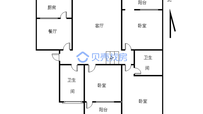 户型良好格局好楼层好视野宽阔配套齐全交通便利-户型图