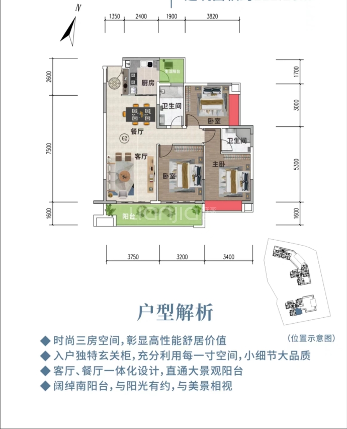 明汇华府--建面 112.2m²