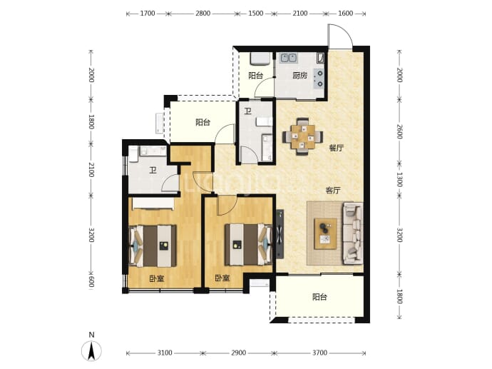 元亨第--建面 96m²