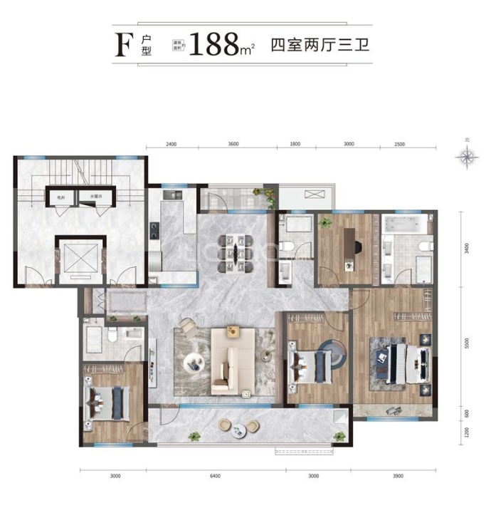 瑞马华璋--建面 188m²