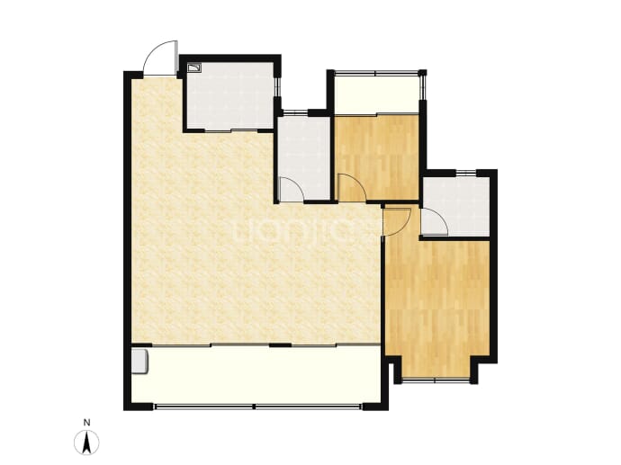 新华星耀江河--建面 125m²