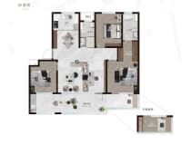 东岸世家三期3室2厅2卫户型图