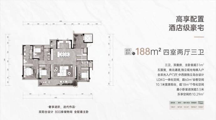 中交凤栖首府--建面 188m²