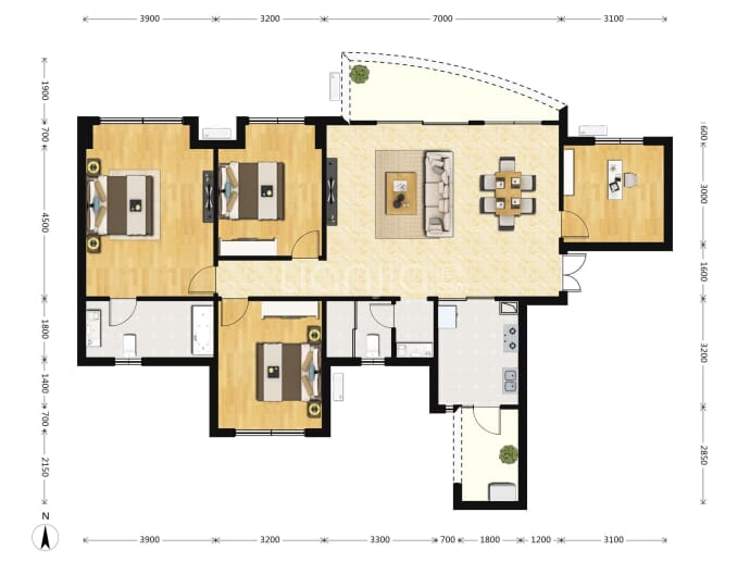 天府公园观澜9号--建面 142m²