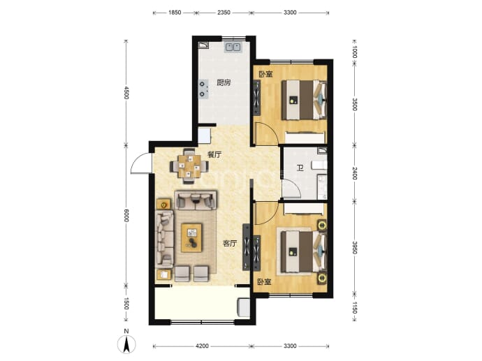 万通春江花月夜--建面 93.4m²