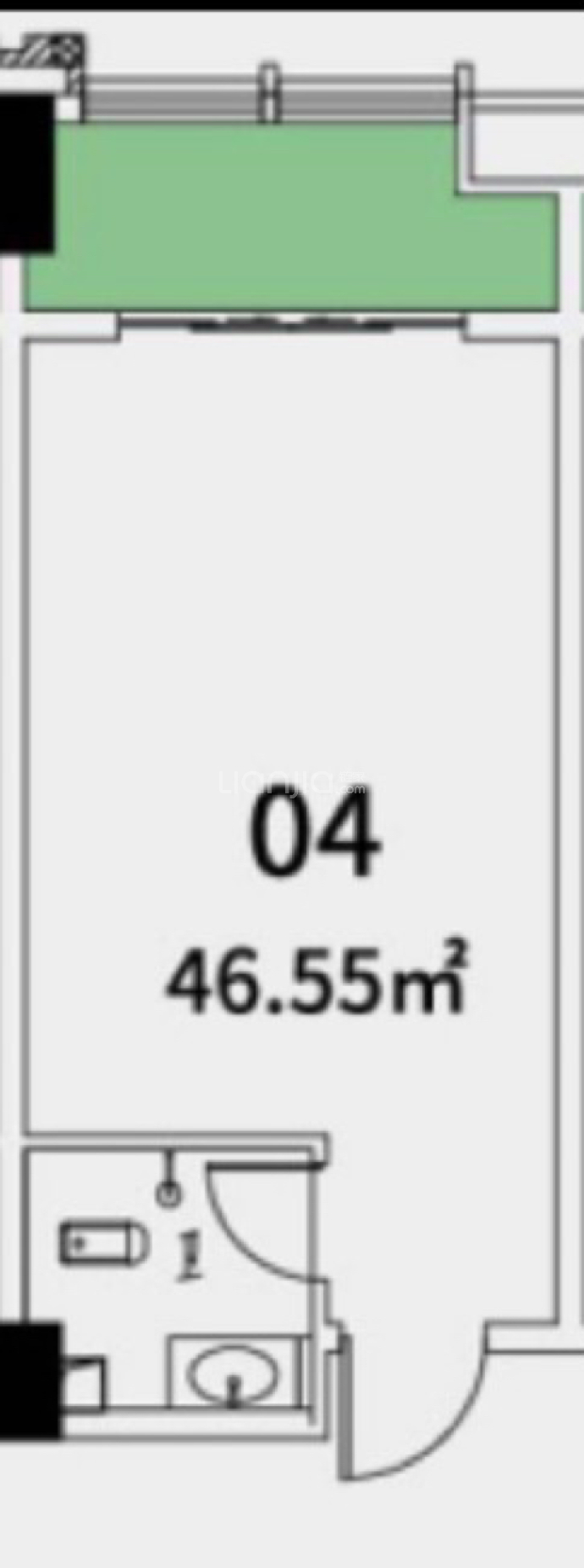 中南国际眼镜城--建面 46.55m²