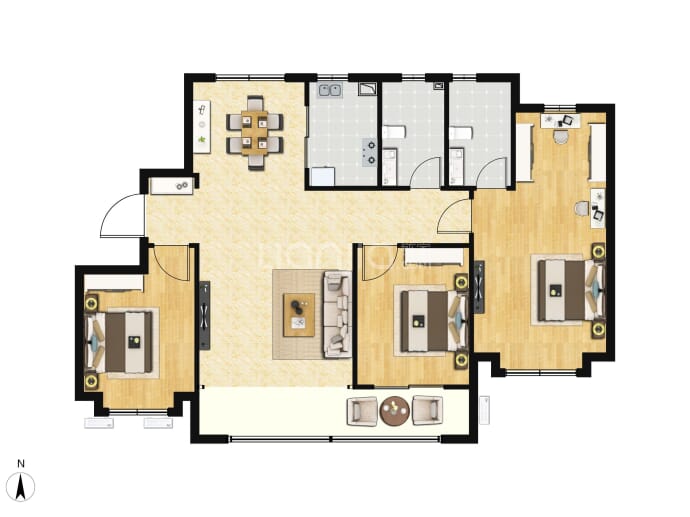 泽信•拾光名著--建面 130m²