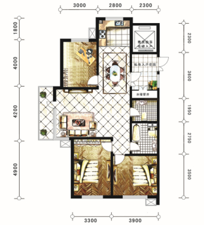 新加坡城--建面 138.99m²