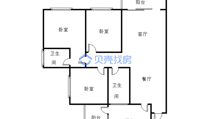 昊达.瀚文府3-2-1-2 100.51m² 89 万-户型图