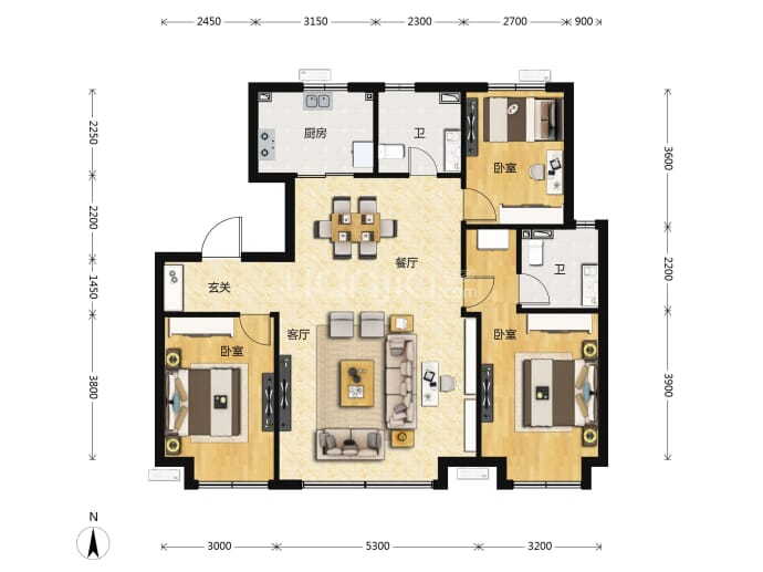 保利朗阅--建面 116m²