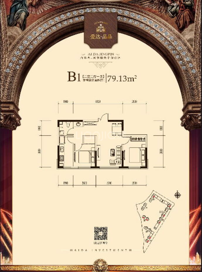 爱达·晶品--建面 79.13m²