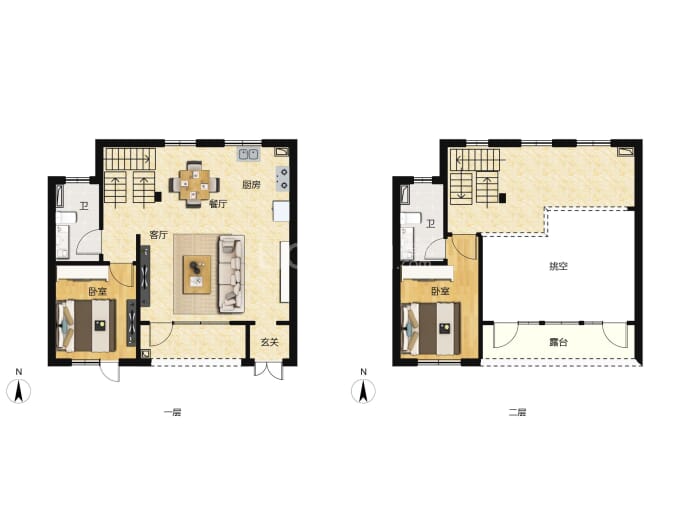 御栖湖--建面 136m²