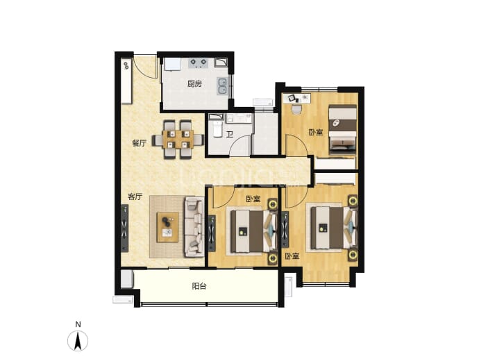 万和光谷--建面 98m²