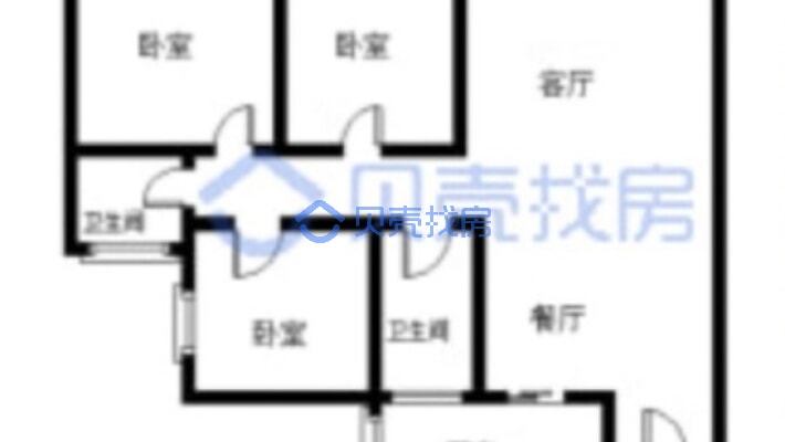 房子位于上江北好的地段，位置好，交通方便，-户型图