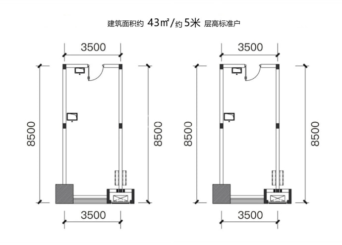 华润置地万象里--建面 43m²