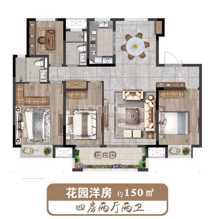 雅居乐常州熙悦府--建面 150m²