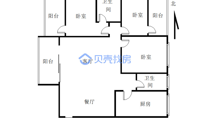 天立凤凰唐城二期 3室2厅 南-户型图