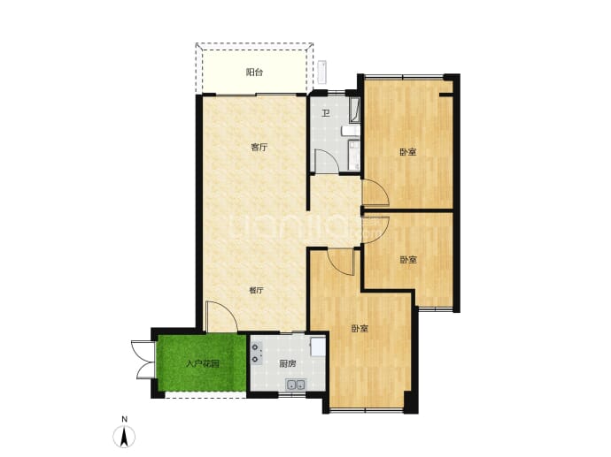 伟腾云星--建面 99m²