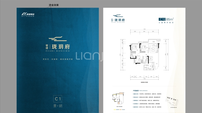 敏捷珑玥府--建面 85m²