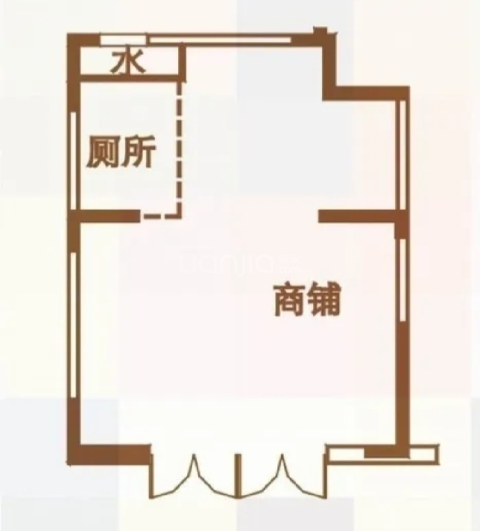 天恒龙泽府--建面 44.94m²