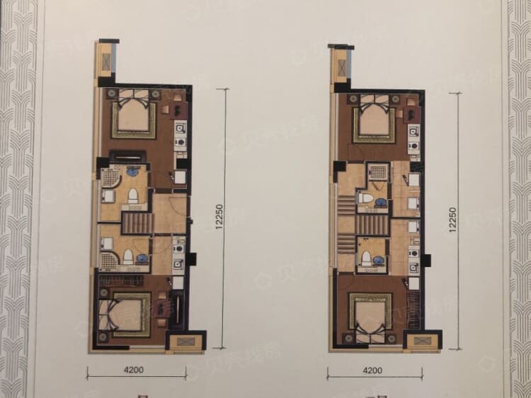 同协金座四居室户型图大全 东莞同协金座四居室房型图 平面布置图 贝壳东莞楼盘网