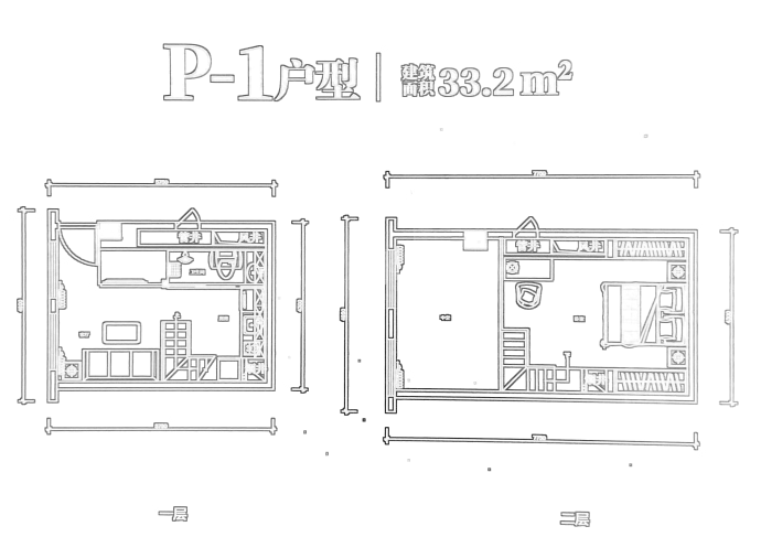 万彩城--建面 33.2m²