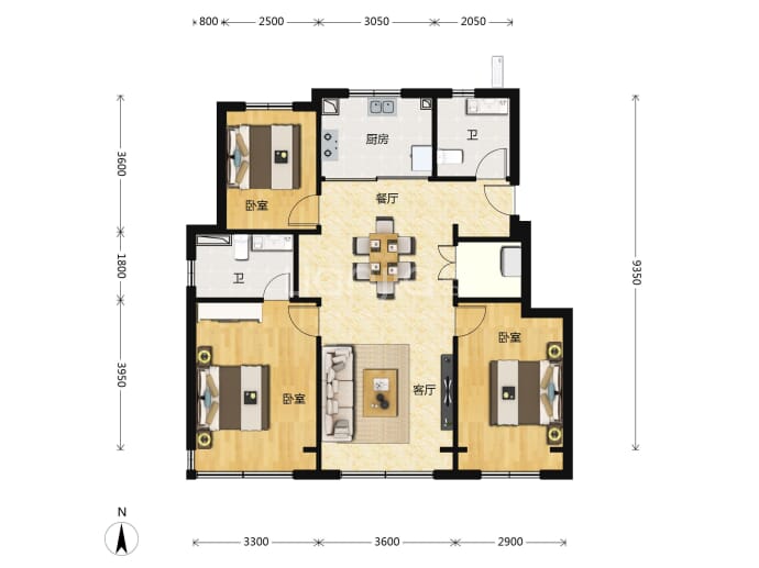 保利和光煦境--建面 99m²