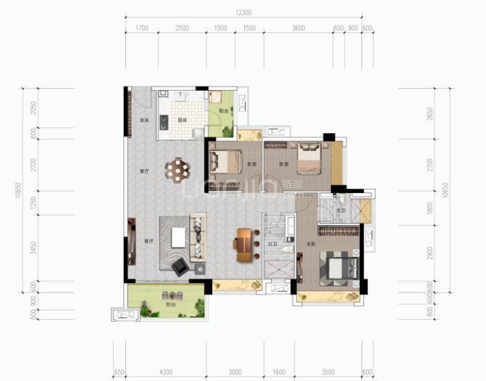 长基城南壹品--建面 126.72m²