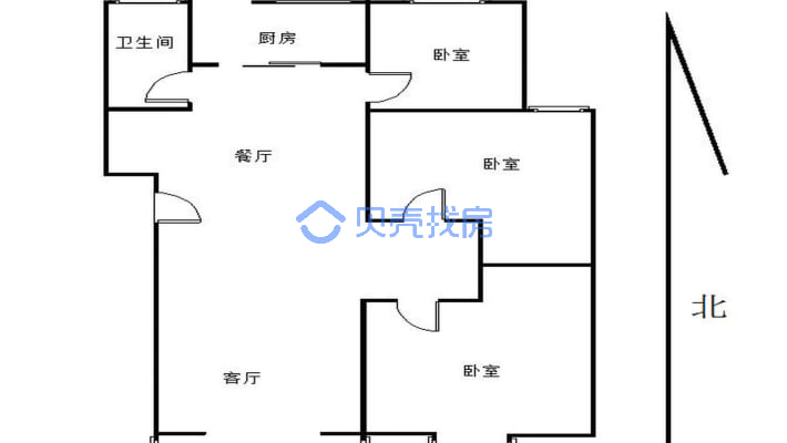 亿达翰林居，位置优越，环境优美，业主诚心出售。-户型图