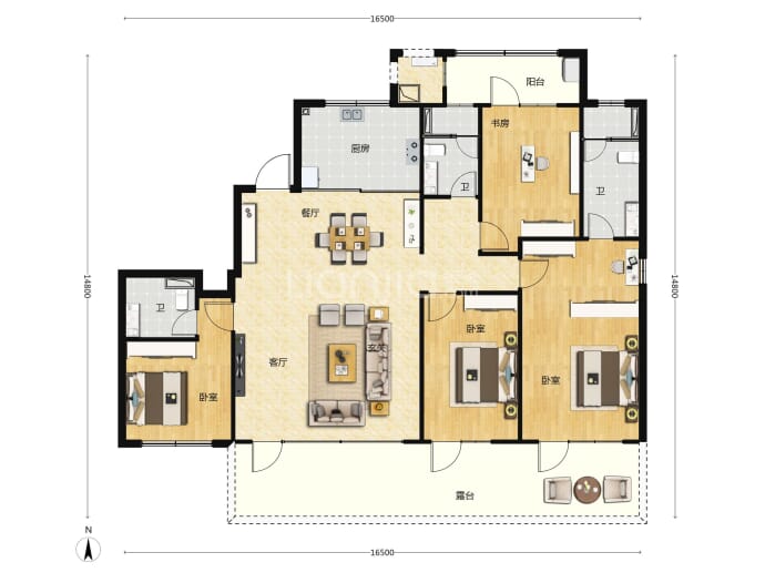 正弘序--建面 175m²