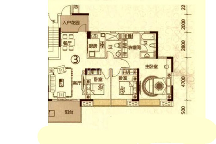 尚观嘉园--建面 122m²