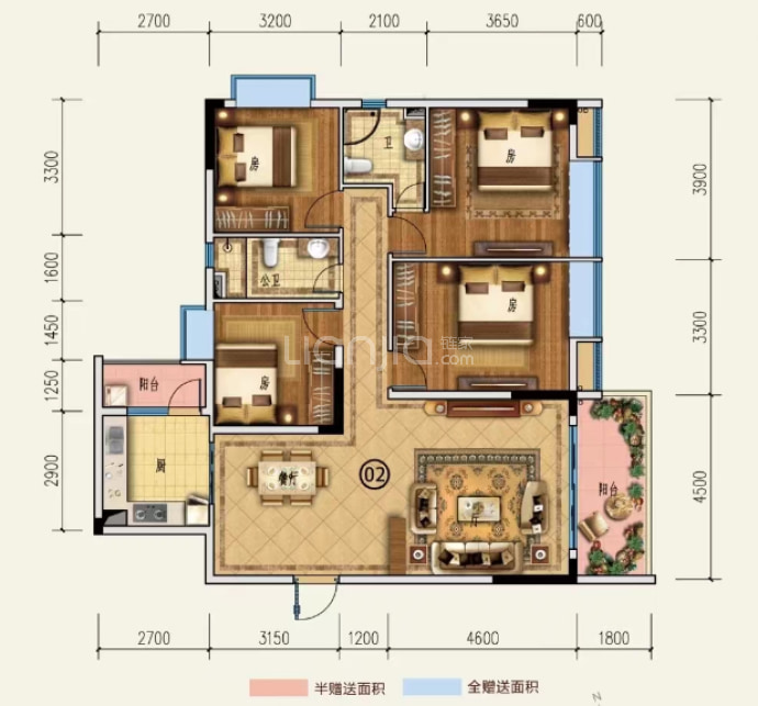 怡兴翡翠豪庭--建面 143m²