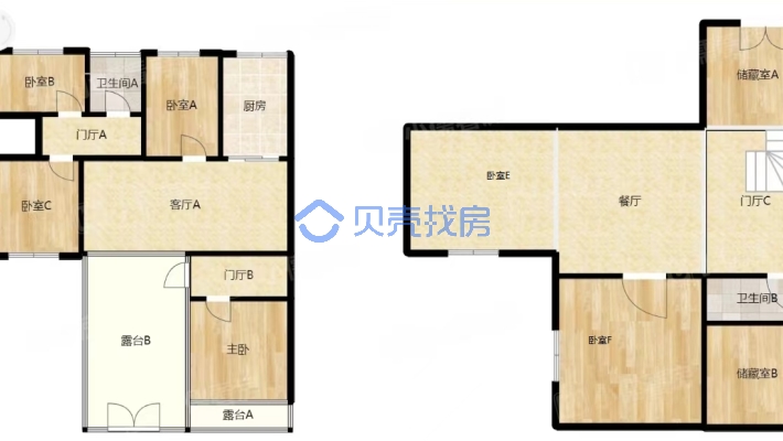 福港东方塞纳5-2-2-2 210.00m²-户型图