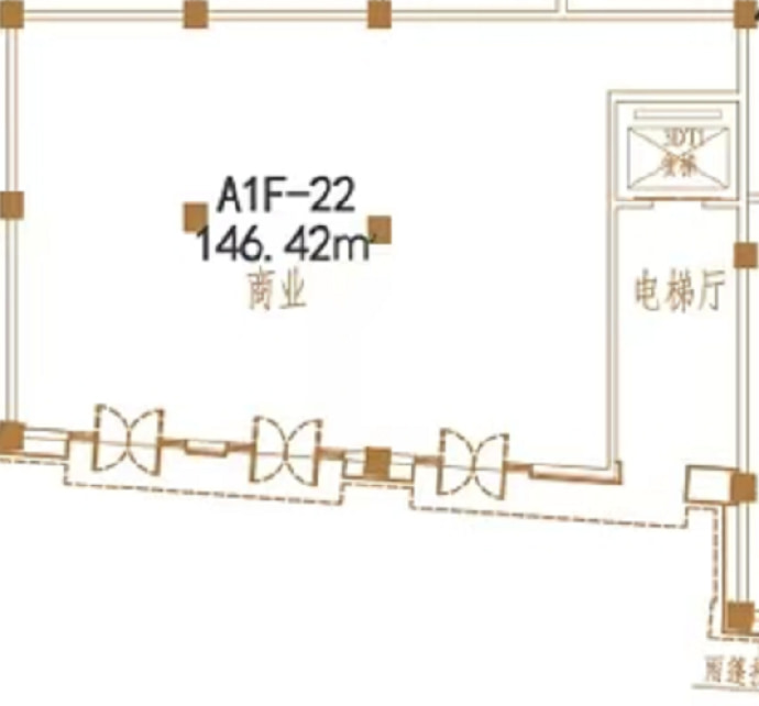 海口宝龙城-洲际城--建面 146.42m²