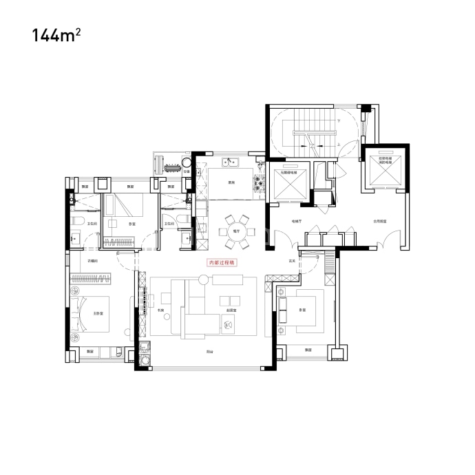 伟星万科星遇光年--建面 144m²