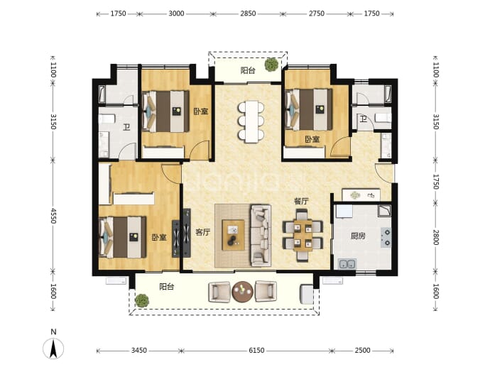 时代印记--建面 123m²