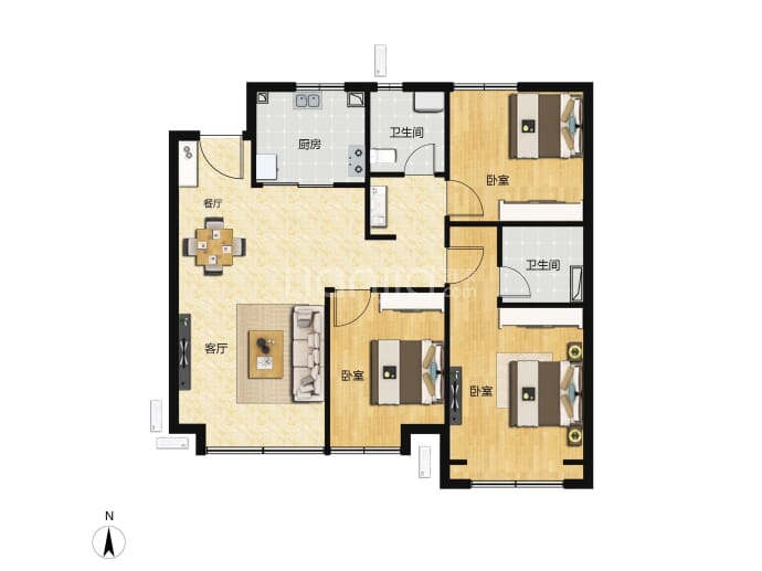 博屿海--建面 95m²