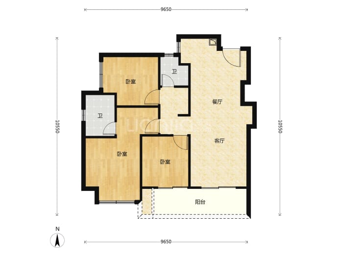 华发书香云海--建面 101m²