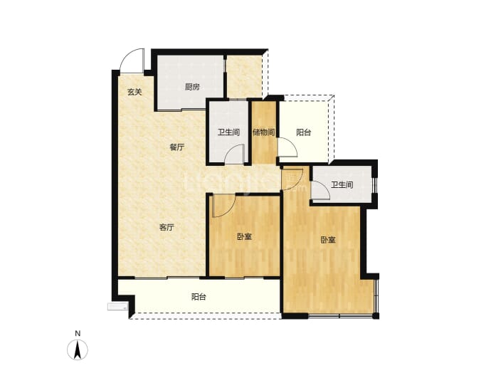 彰泰中央城--建面 105m²