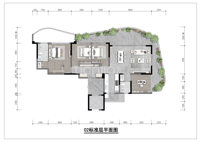 仁城澜峰--建面 147m²