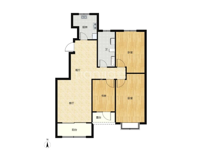 深港城--建面 111.17m²