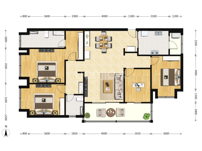 华发书香云海--建面 149m²