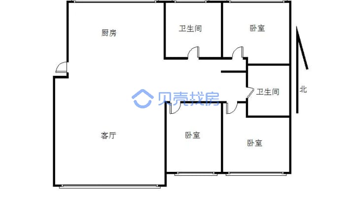 威林人家  4楼 小区环境不错   视野开阔-户型图