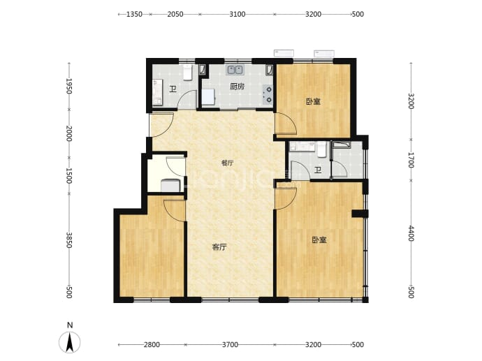 清樾府--建面 103m²