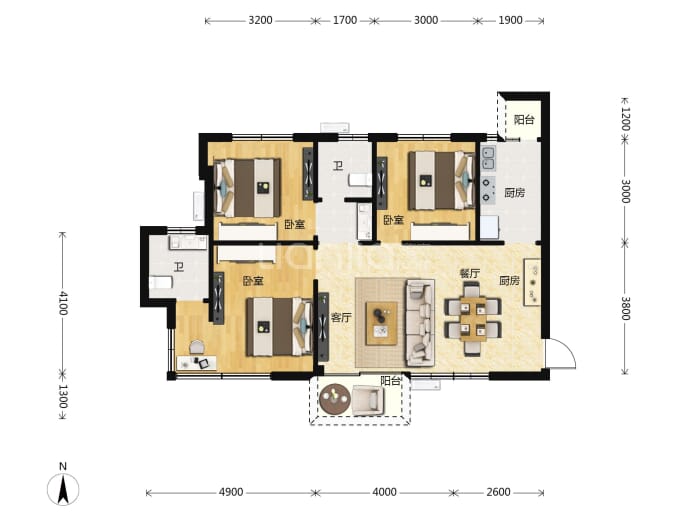 天骄学城--建面 72m²