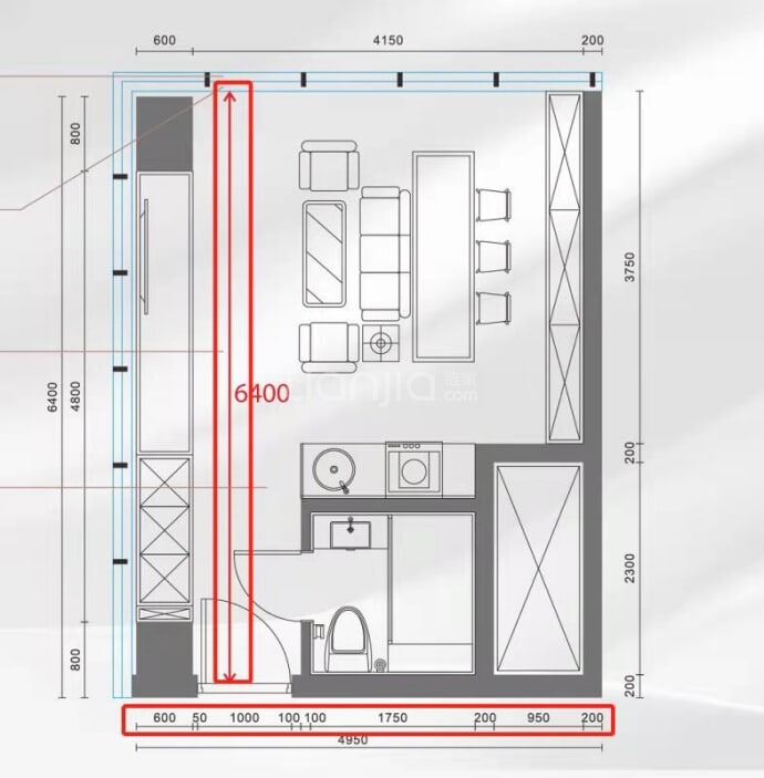 金隅大成时代--建面 42m²