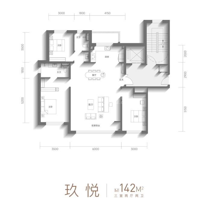 中冶德贤新城一区--建面 142m²