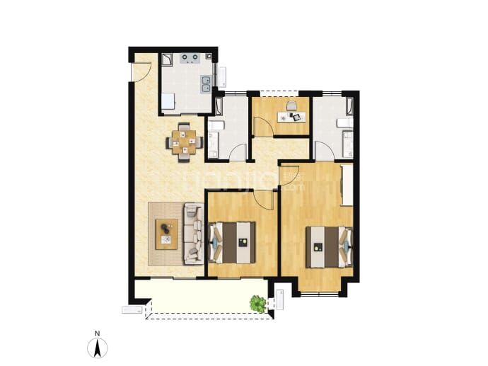 十里锦绣--建面 110m²