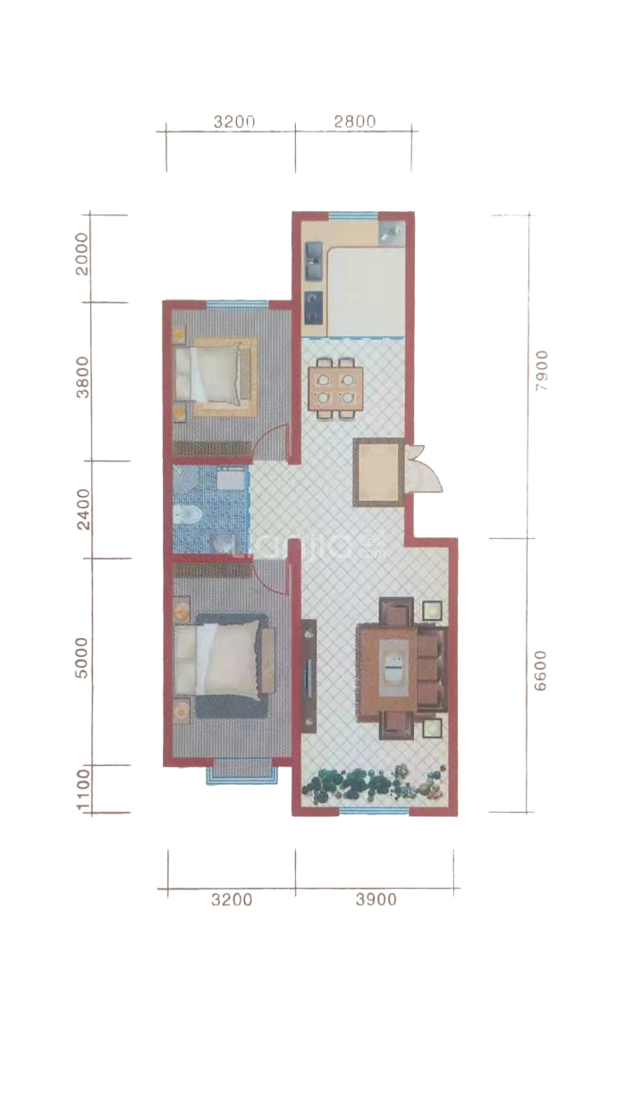 东方俪城--建面 104m²